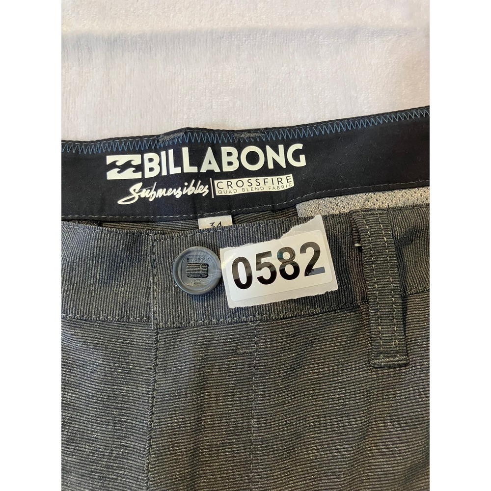 Billabong Men Gray Submersibles Crossfire Platinum X Hybrid Shorts Size 34 Lot 2 - Picture 14 of 14